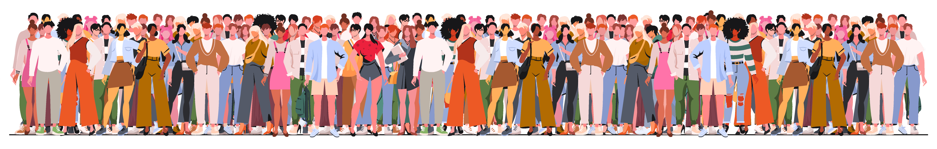 Capable Team Standing Peoples